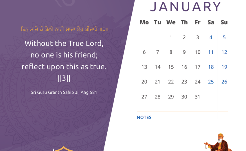 Sikh Calendar 2025